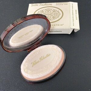 Vintage Compact Make-Up Helena Rubinstein Silk Fashion Powder Soft Rose NEW